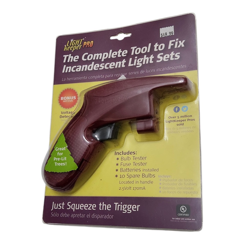 LightKeeper Pro Complete Tool Incandescent‎ Light Sets Repair Voltage Detector